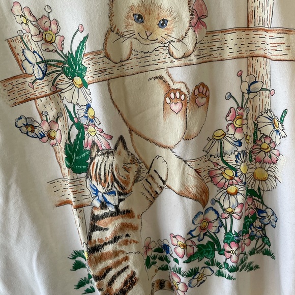Vintage kitty cat top - Picture 2 of 7